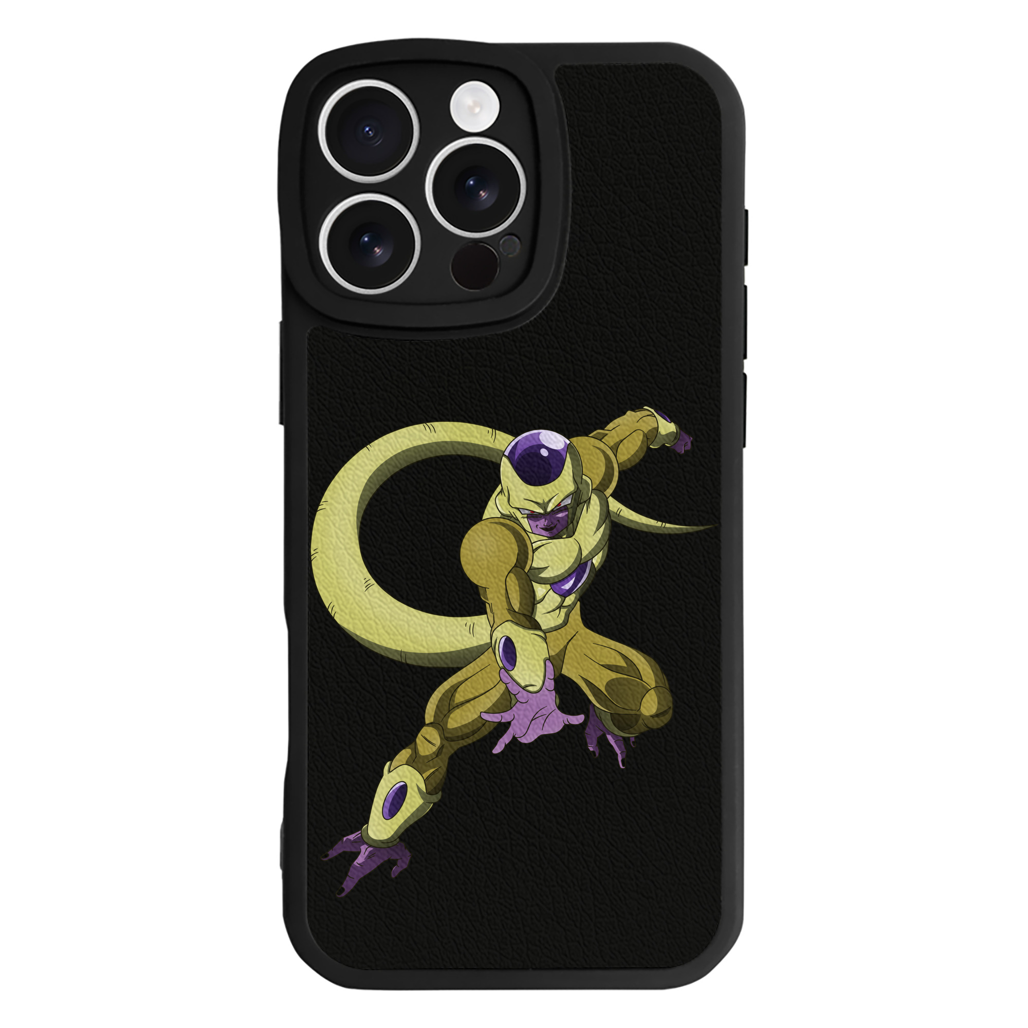 （画像用） ドラゴンボール フリーザ DRAGON BALL Frieza 【iPhone 16シリーズ対応】シリコンスマホケース（レザー調） 材質：シリコン